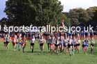 Girls under-15s, 2024 Northern Cross Country Relays, Graves Park, Sheffield.   Photo: David T. Hewitson/Sports for All Pics